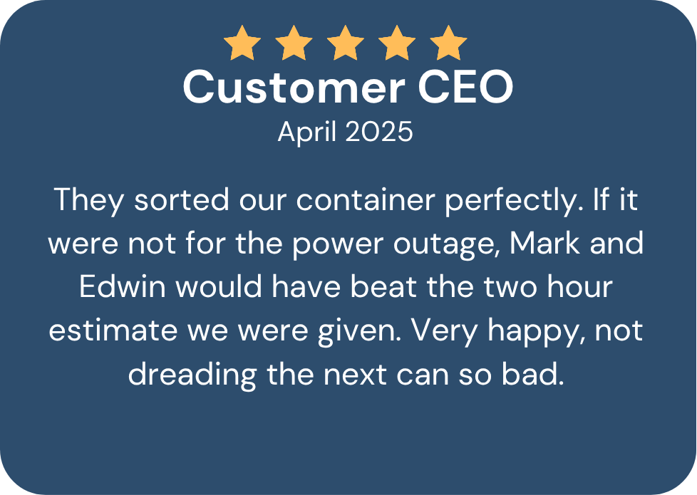 Customer CEO April 2025